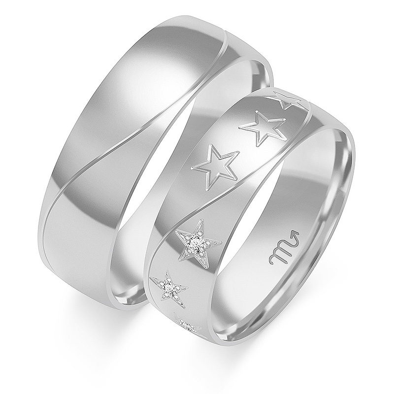 Zlaté prsteny Diamanty Premium Model OE-294B