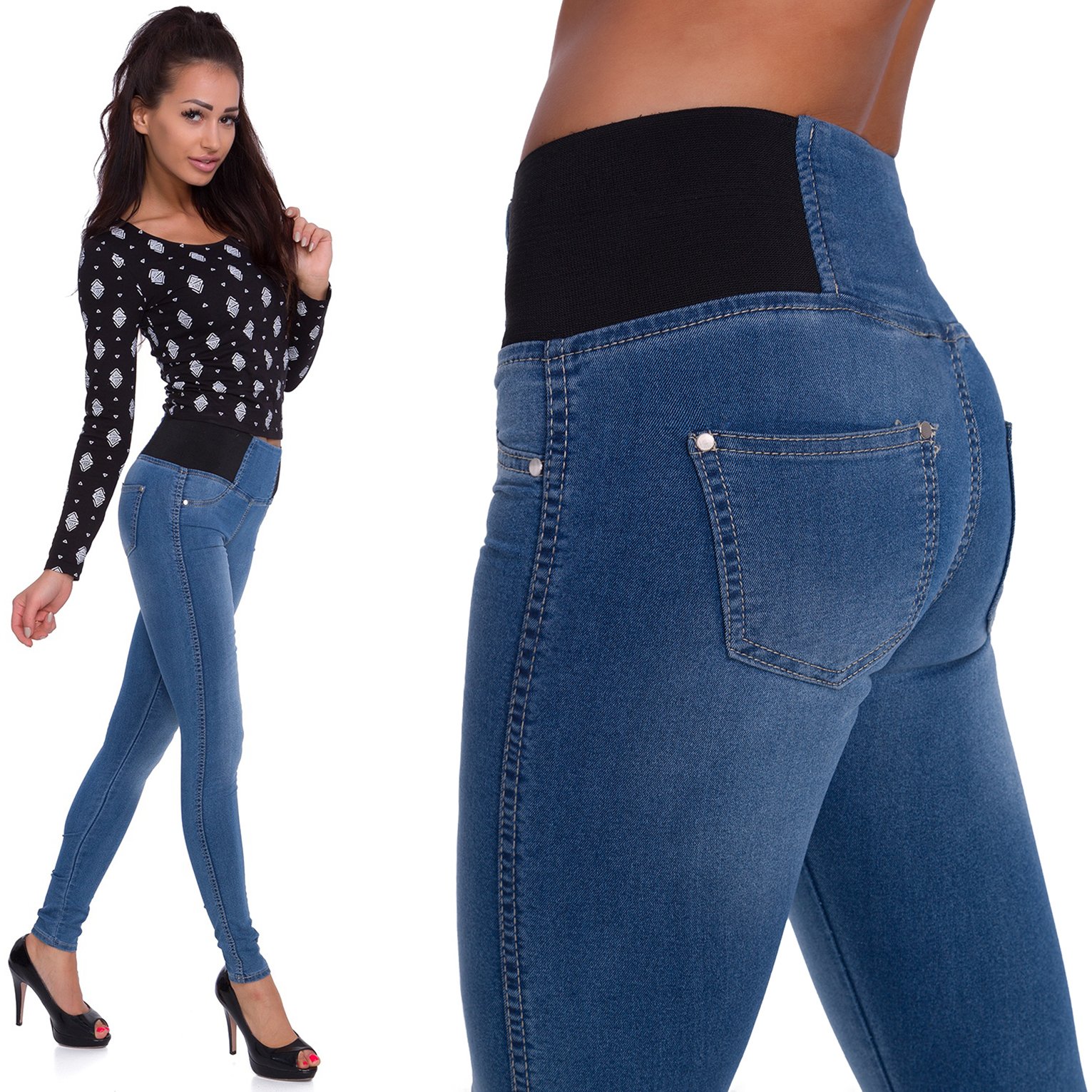 

557__roz._3XL__WYSZCZUPLAJĄCE Spodnie Jeans,slim