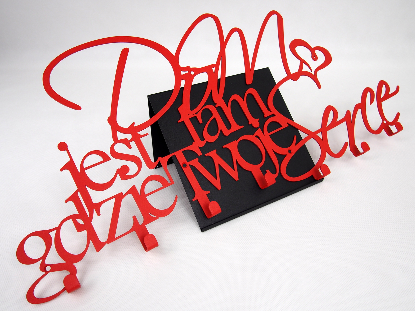 Metalowy Wieszak ścienny na ubrania Wybór kolorów Głębokość mebla 2.5 cm