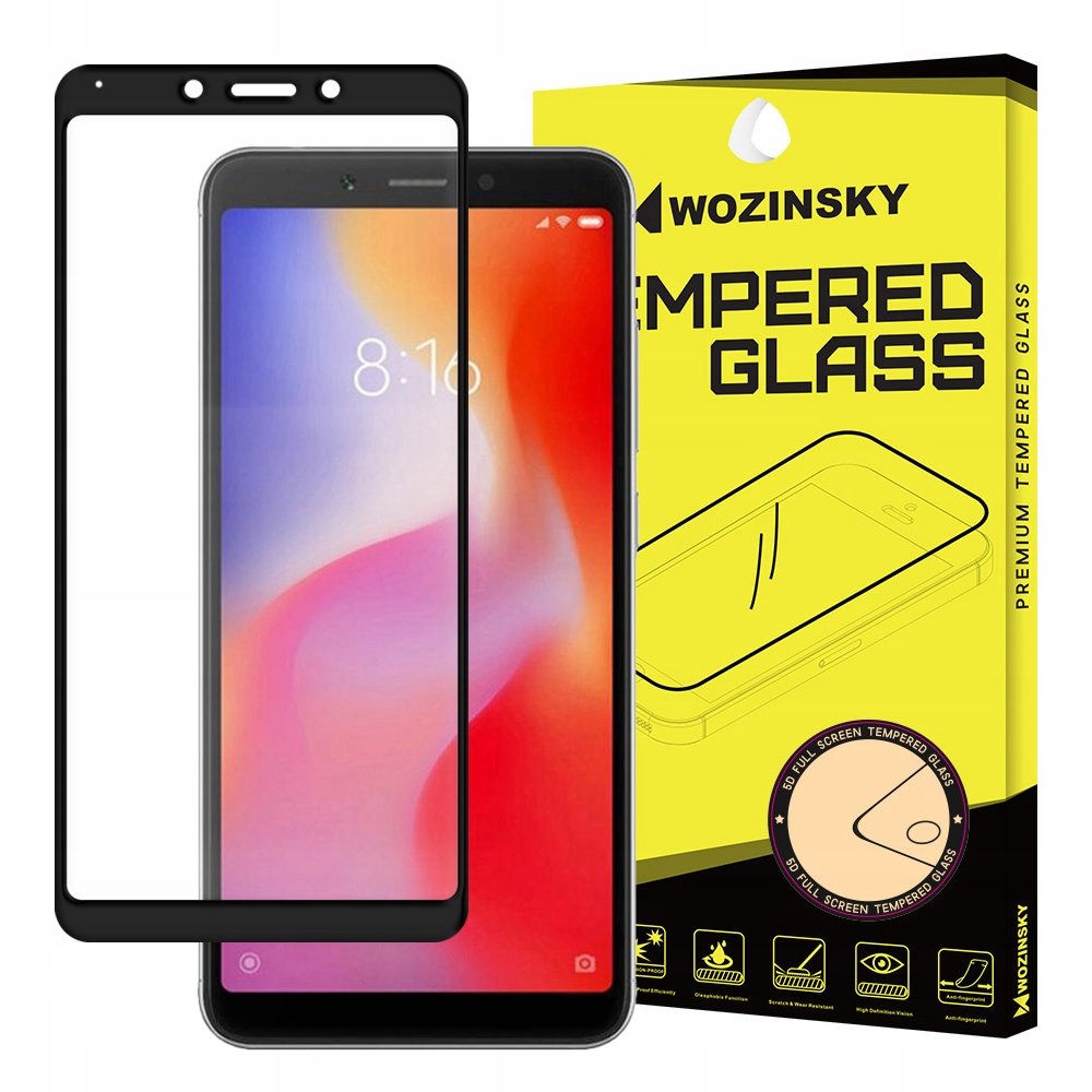 

Szkło Hartowane Cały Ekran Do Xiaomi Redmi 6A