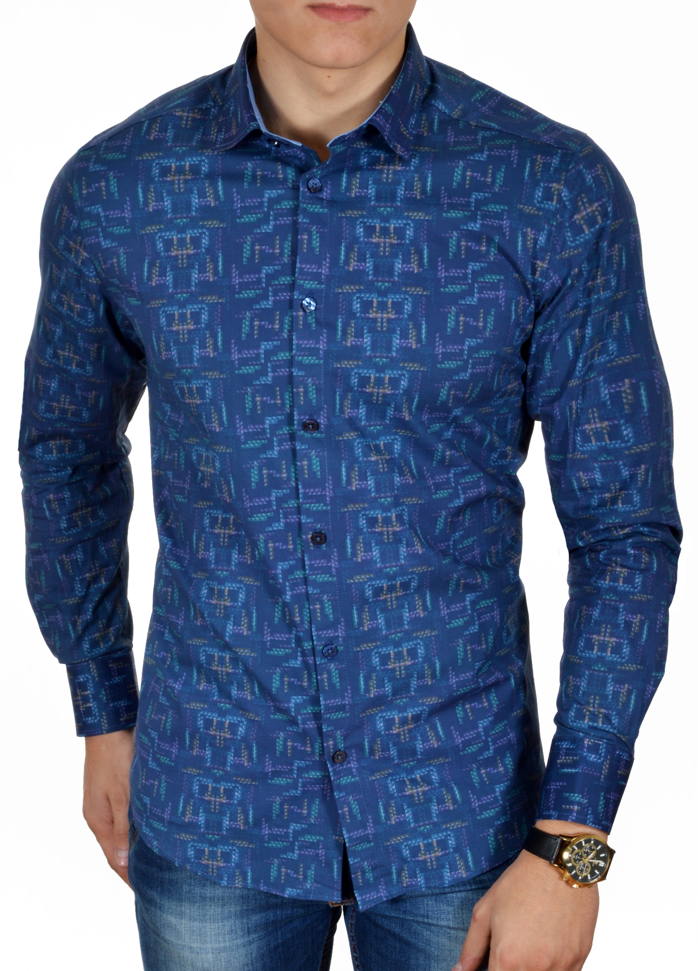 Pánská košile Mondo Exclusive Casual Dárek Novinka