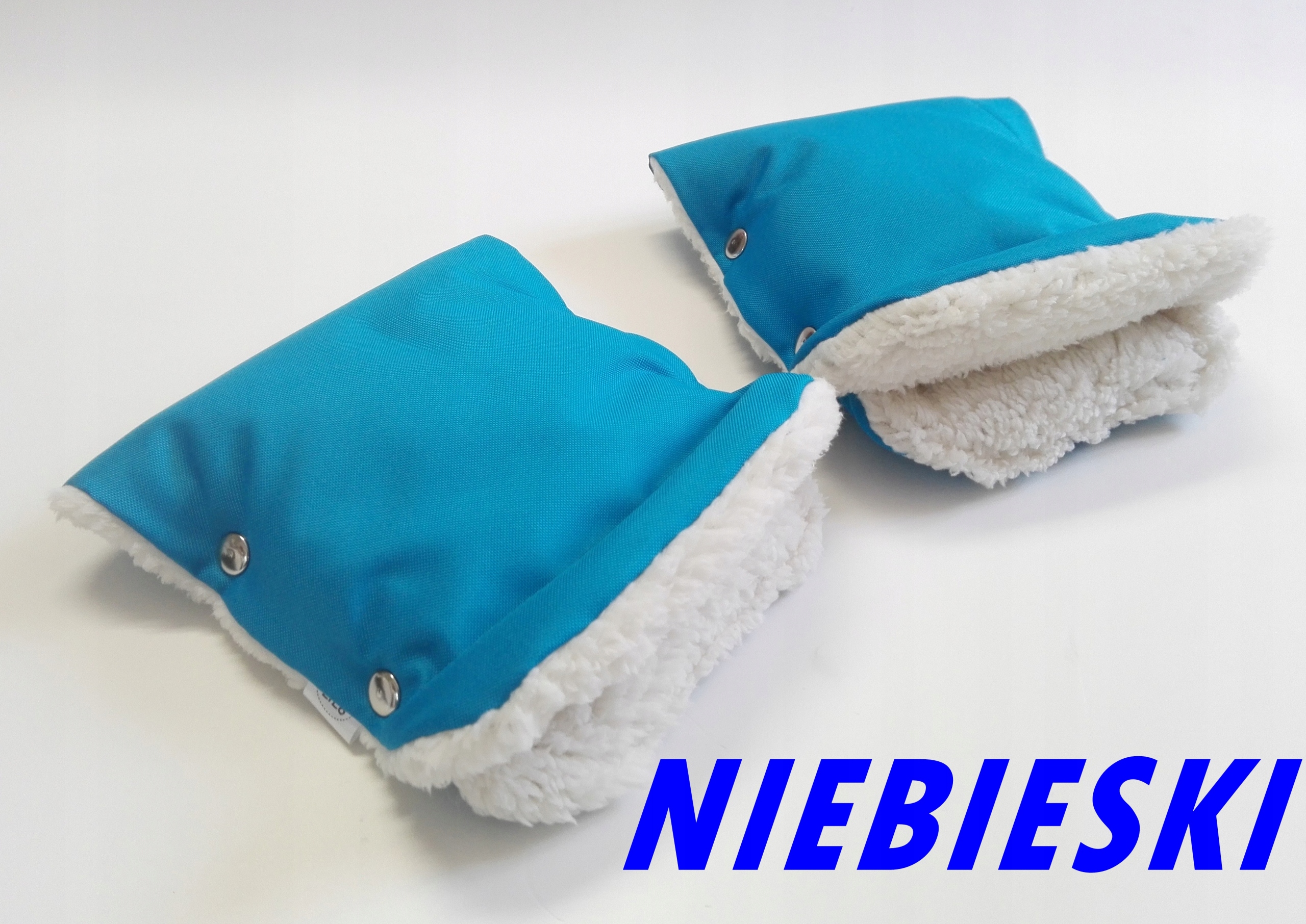 MUFKI rękawice do WÓZKA SANEK futerko 2szt KOLORY EAN 5903857598230