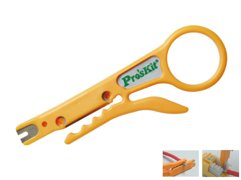 Ściągacz izolacji skrętka +nóż do zarabiania