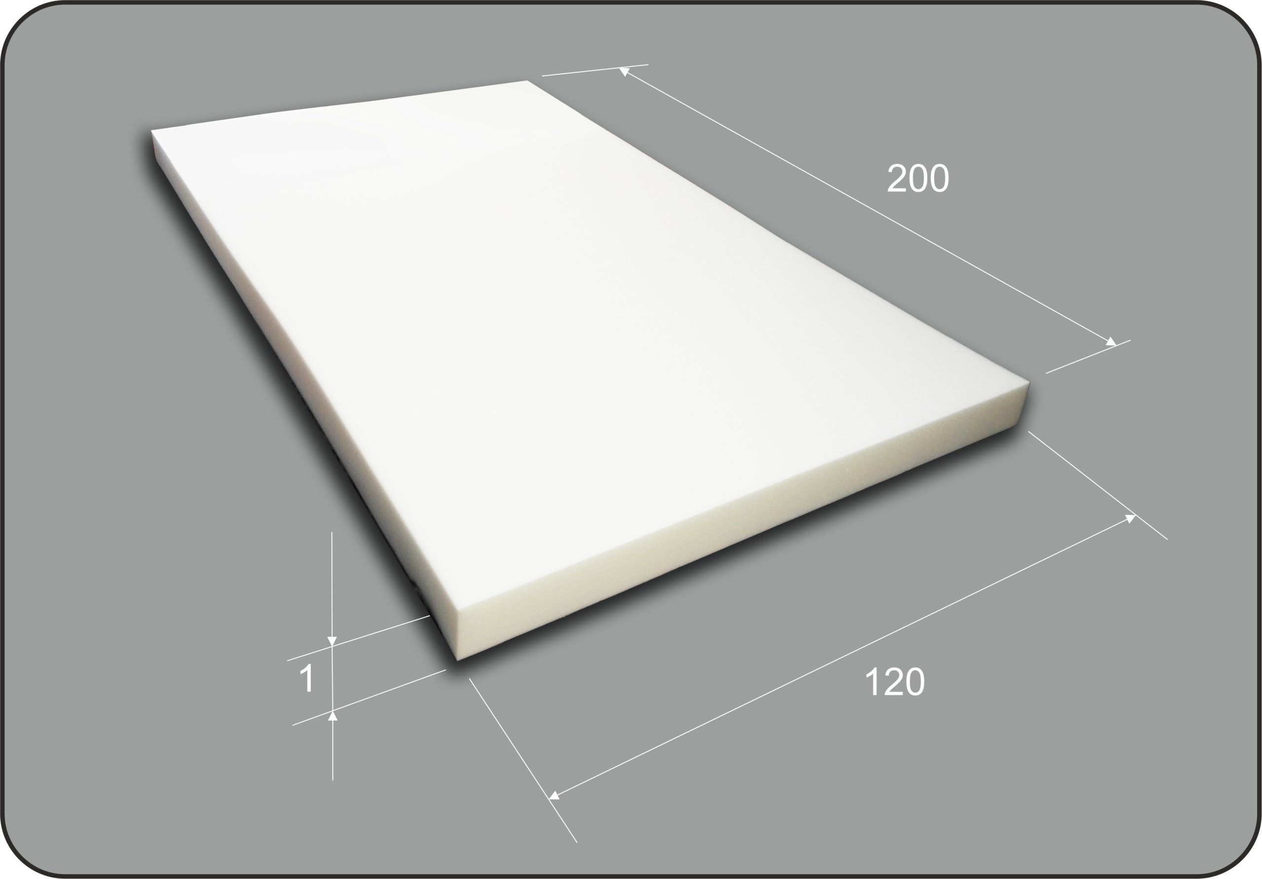 PIANKA TAPICERSKA MEBLOWA GĄBKA MIĘKKA ARKUSZ T18 200X120X1 CM SUPER JAKOŚĆ Marka inna