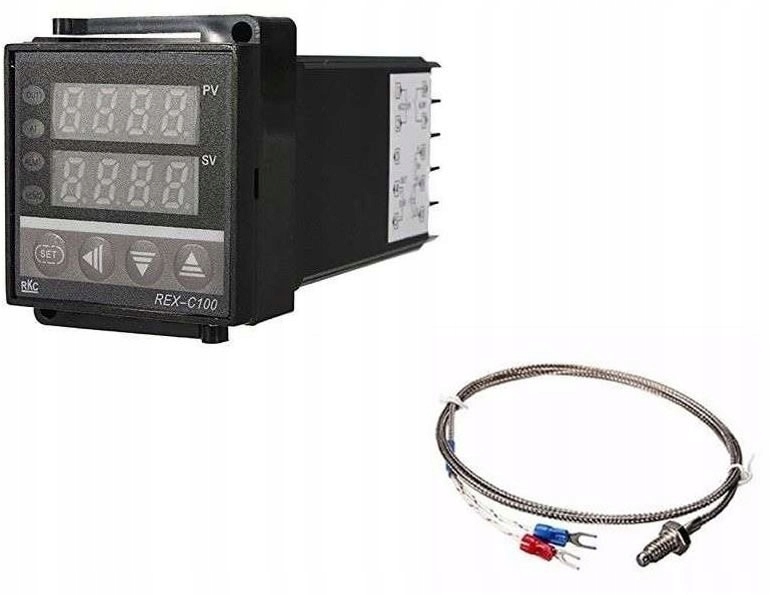 ТЕРМОСТАТИЧЕСКИЙ РЕГУЛЯТОР ТЕМПЕРАТУРЫ REX-C100+SONDA SSR