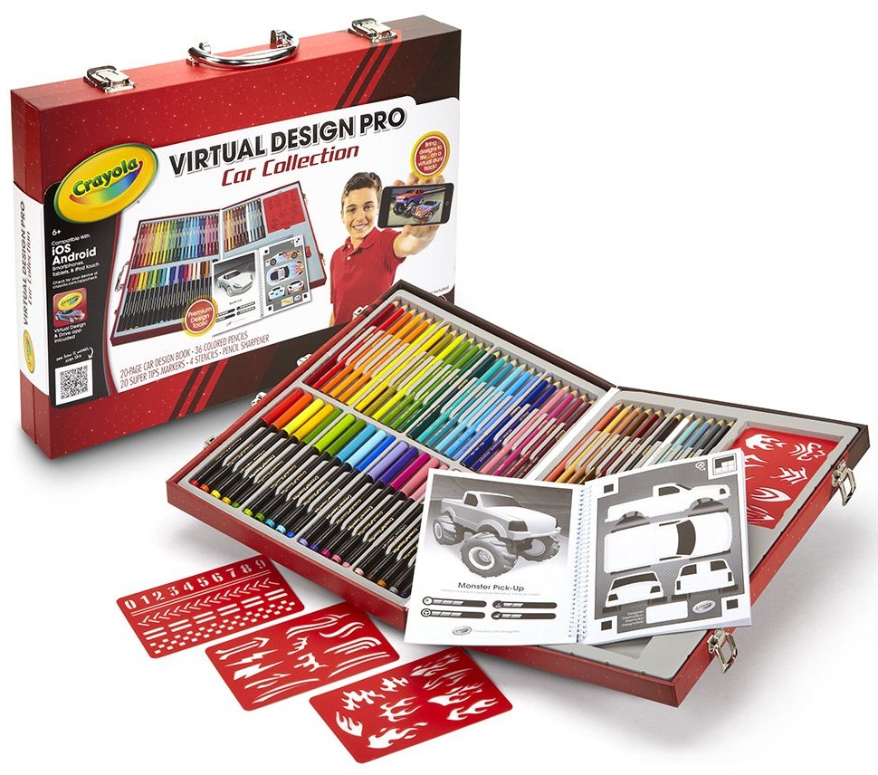 Crayola virtual design pre car collection