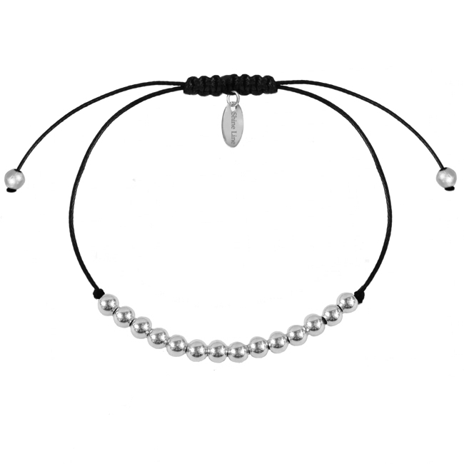 

Bransoletka Secret black round Shine Line Pudełko!