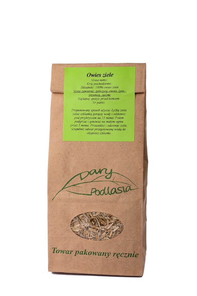 

Owies ziele owsa Słoma owsiana-200g- Dary Podlasia