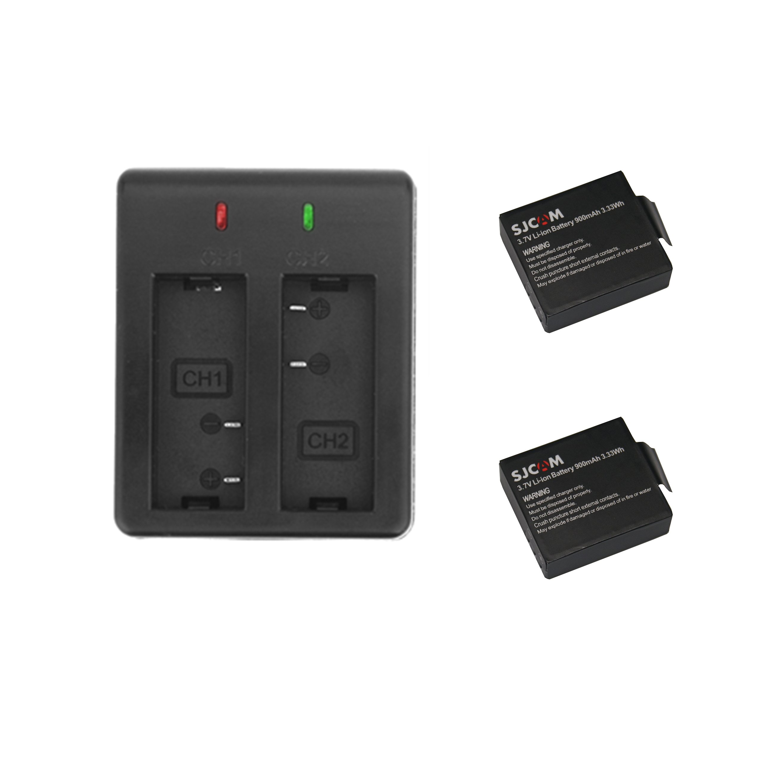 

Eken Podwójna Ładowarka 2 Baterie 1050mAh