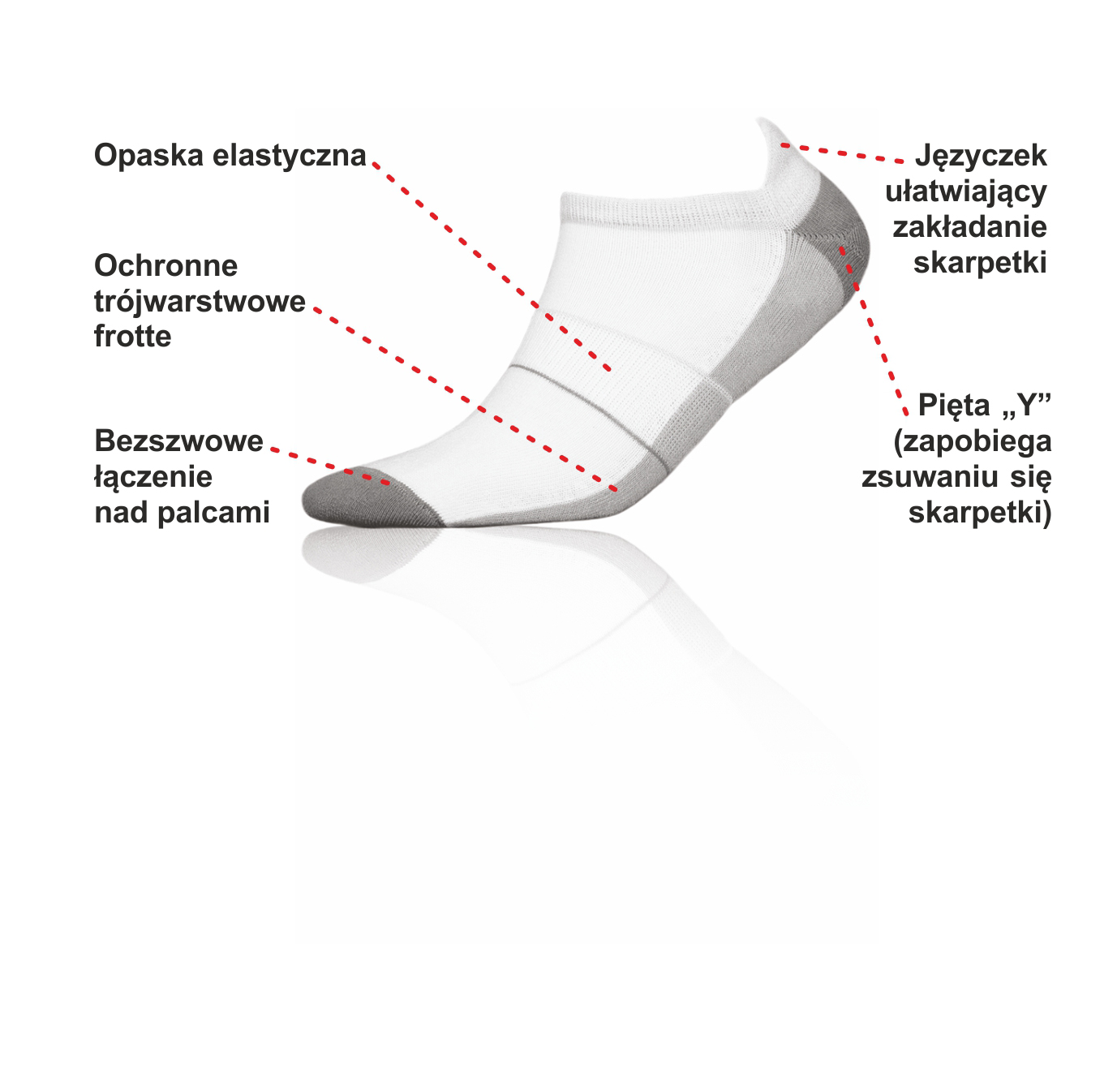 Stopki mini sport deodorant 41-43 Marka JJW