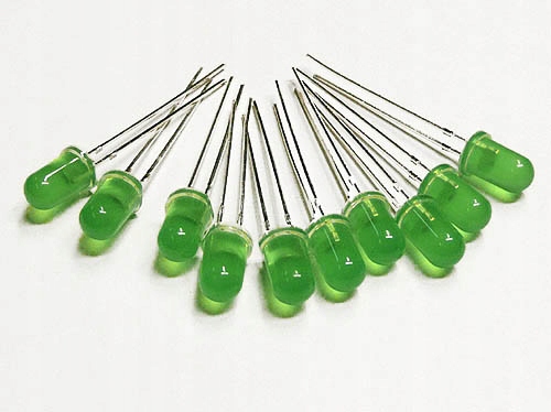 |STcs| LEDG5D dioda Led dyfuz. Zielona 5mm_x40szt