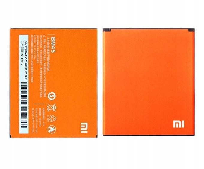 

Nowa Oryginalna Bateria Xiaomi Redmi Note 2 BM45