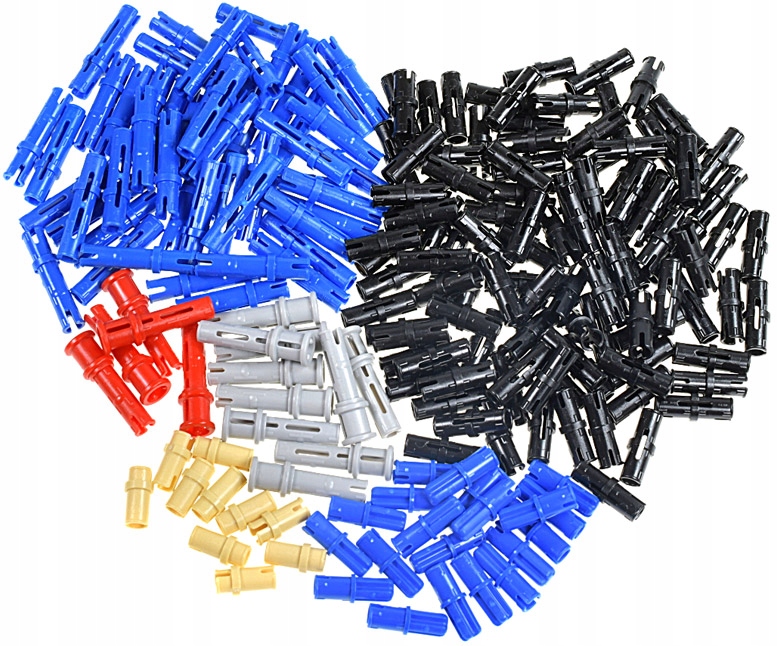 

Lego Technic 200szt kołki 2780 6558 43093 32054