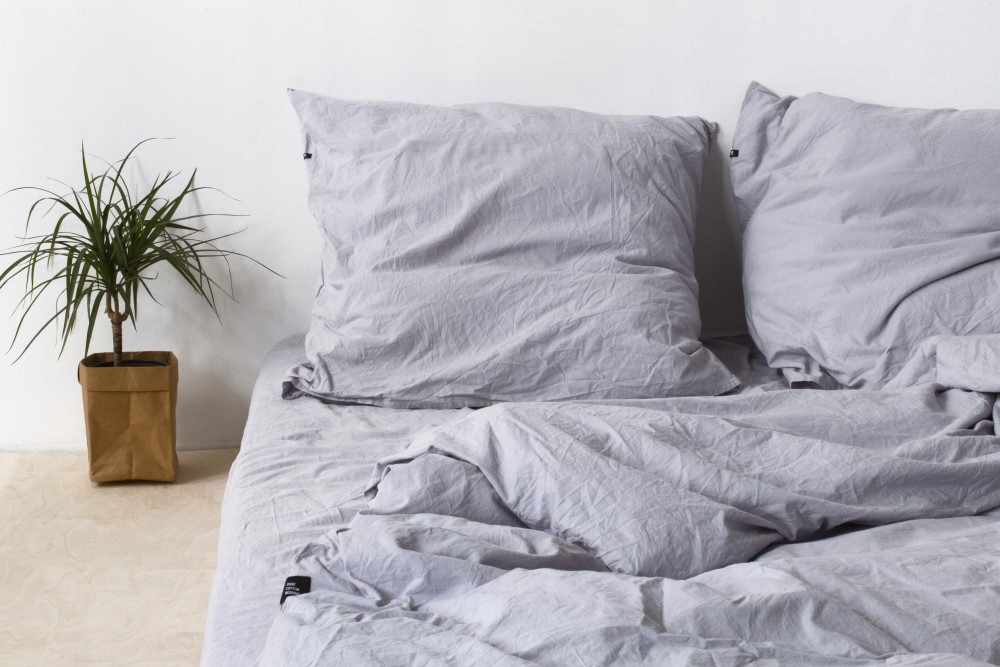 Posteľná Bielizeň bavlna 200x220 a 2x50x60 svetlosivá