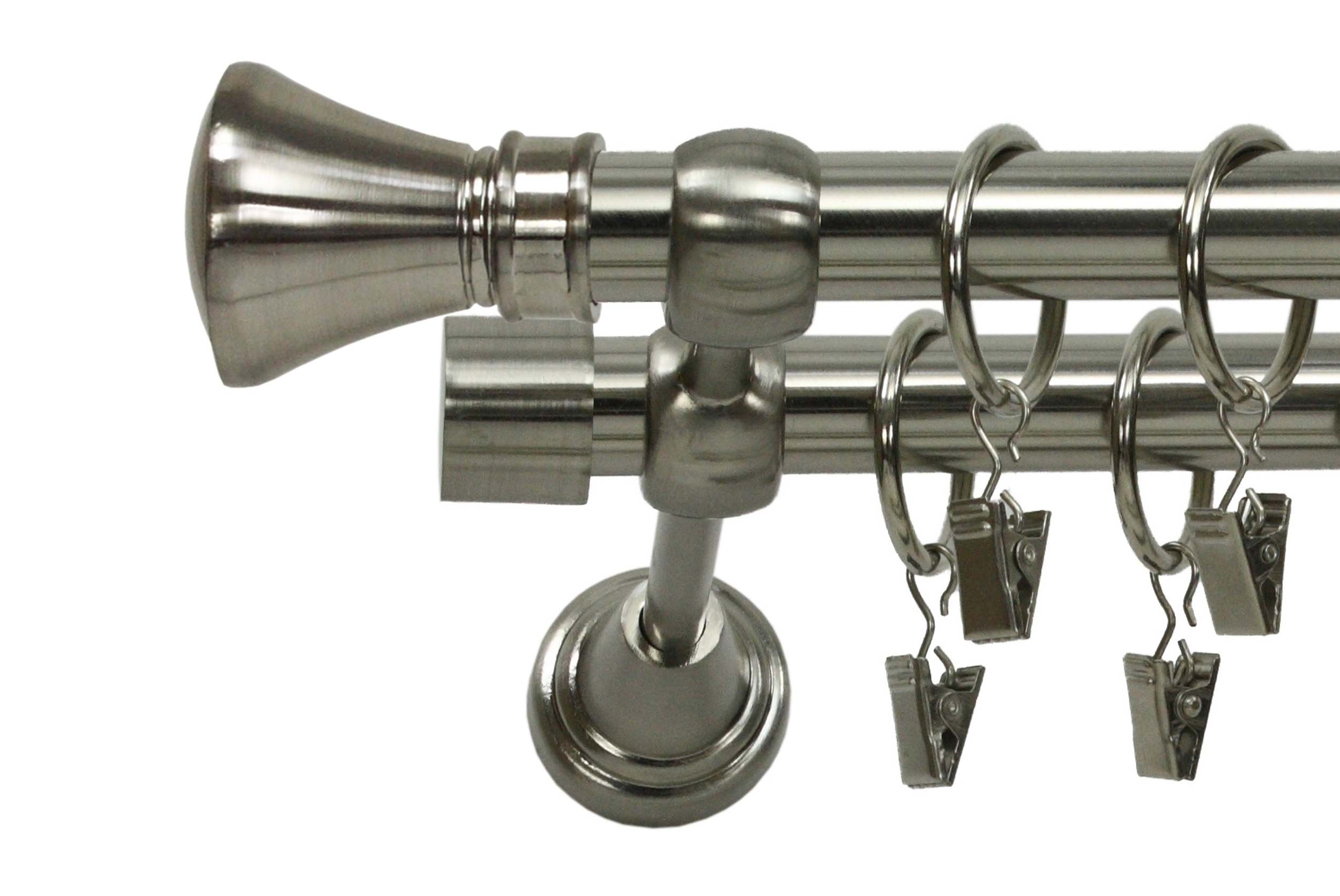 

Tanie Karnisze Metalowe Podwójne 19/19 mm 180 cm