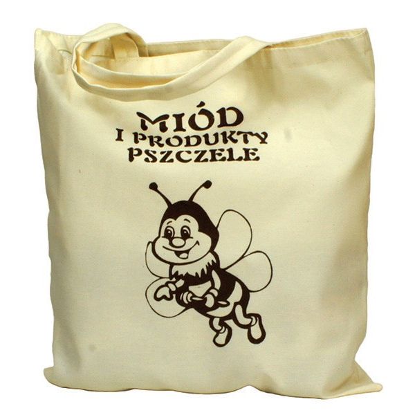 

Torba bawełniana na miód i produkty pszczele