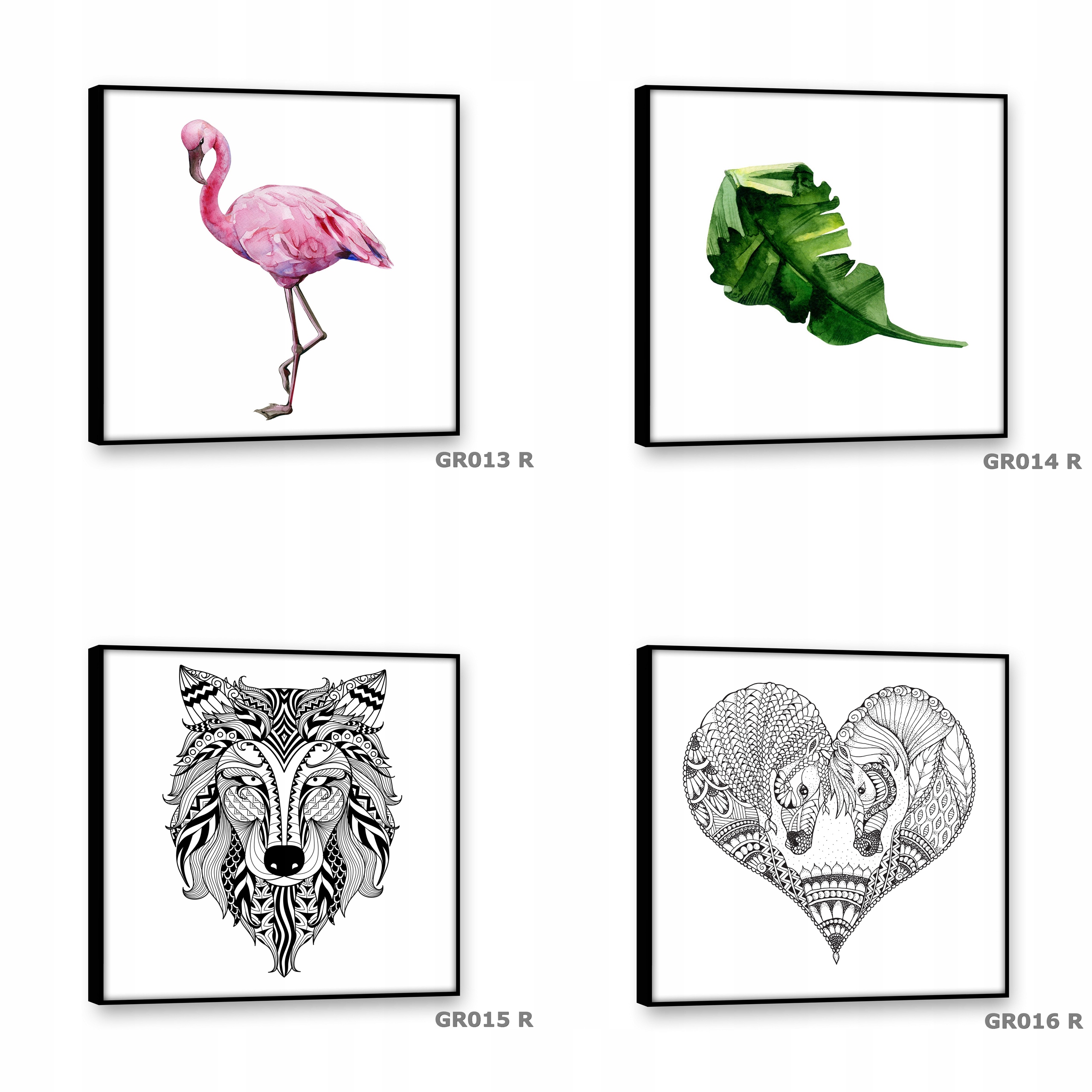 Obrazy na płótnie 50x50 Obraz Nowoczesny LIŚCIE Materiał wykonania płótno