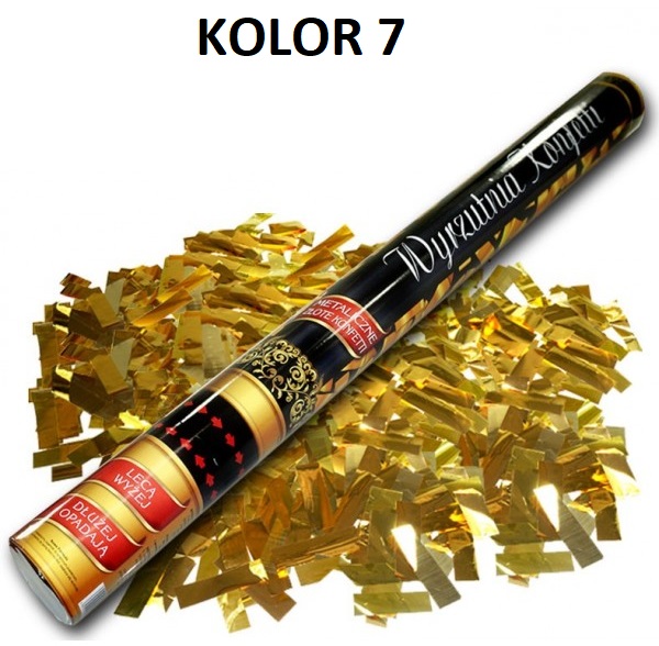 TUBA STRZELAJĄCA PŁATKI KONFETTI 60CM 7xWZÓR 4 SZT Kod producenta Tuba 60 cm