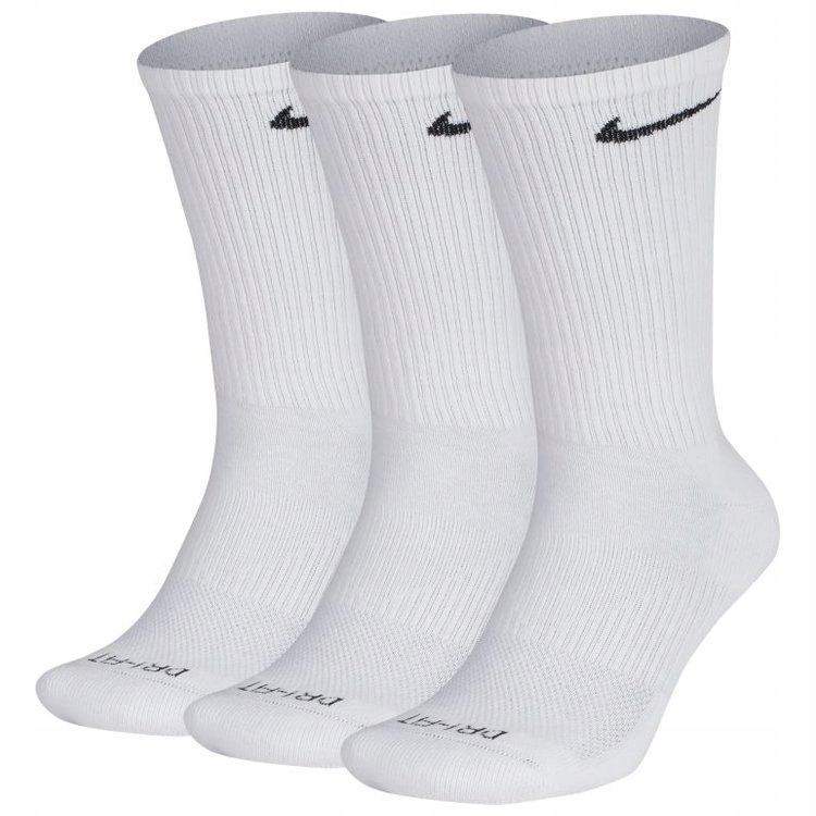 

Nike Skarpety Długie SX4700 r.34-38 Białe 3PAK
