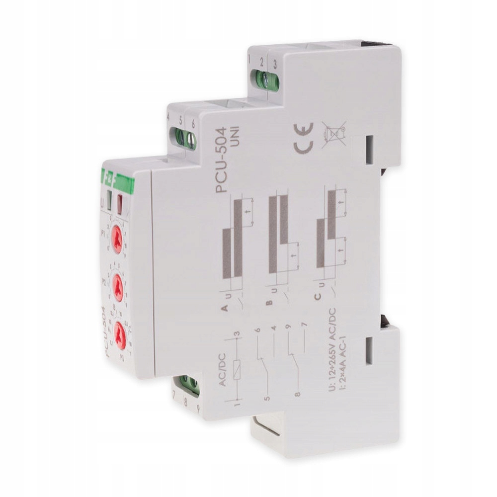 

F&f Przekaźnik Czasowy 2P 2x4A Ac/dc PCU504UNI