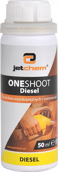JETCHEM OneShoot DIESEL dodatek diesel common rail Pojemność opakowania 50 ml