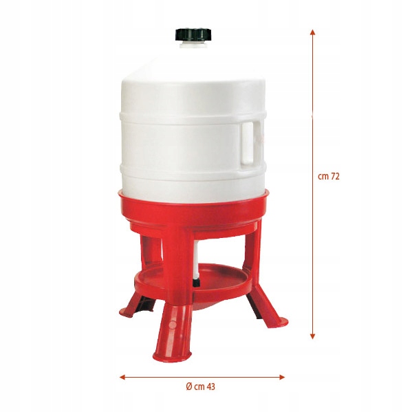 Poidło automatyczne 30 l dla drobiu Kod producenta F4470
