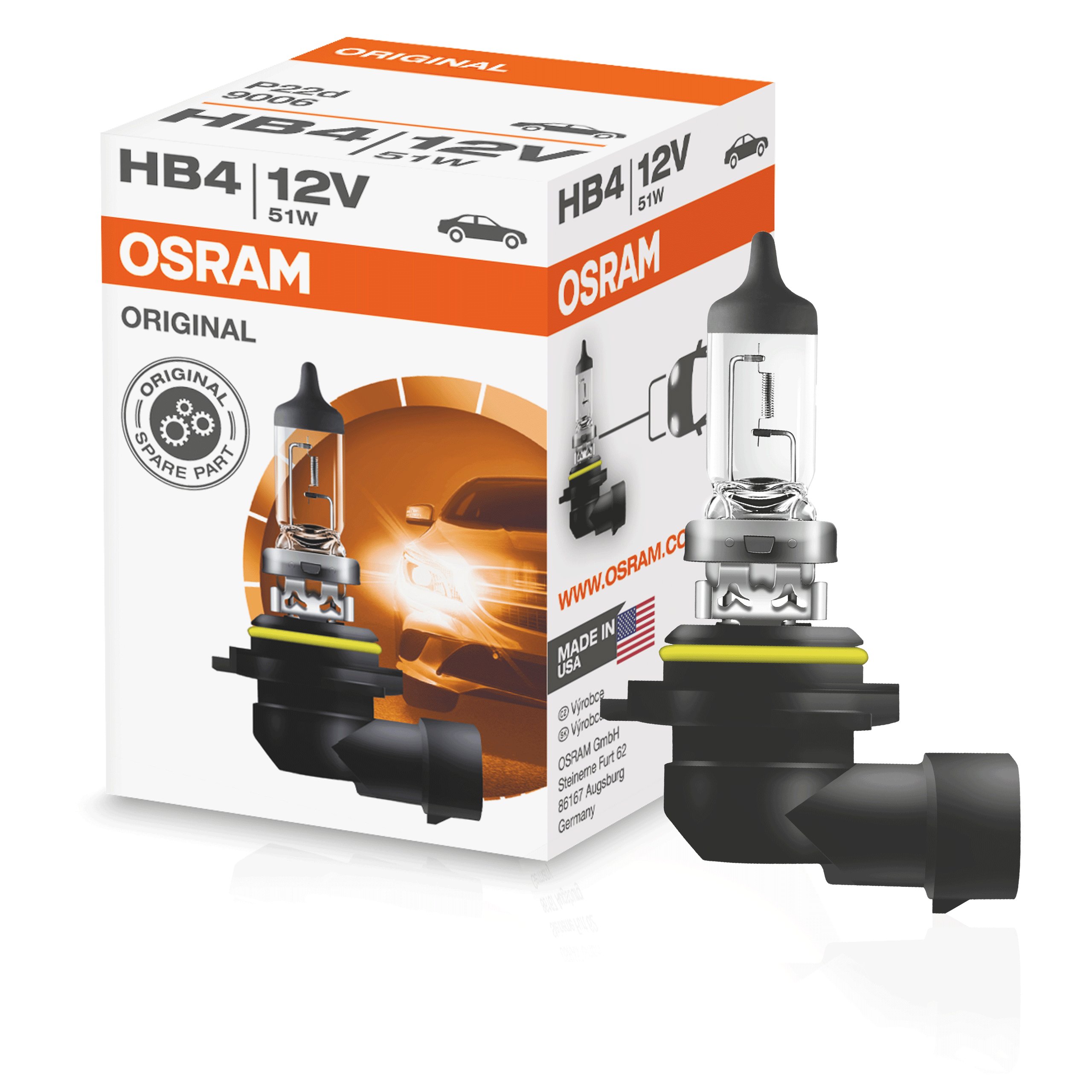 

Osram Żarówka Halogenowa HB4 51W Original Line