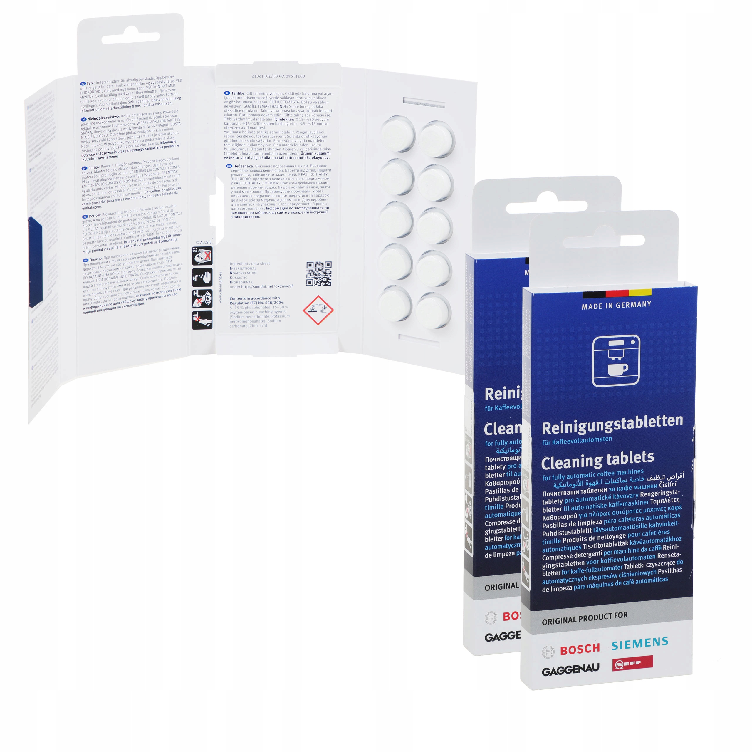 

20x Tabletki Czyszczące Ekspresów Bosch / Siemens