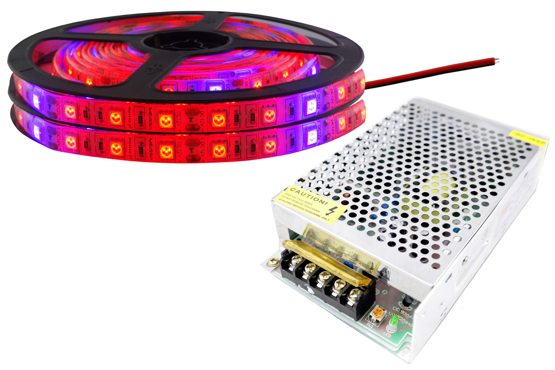 Set Led pásek 300 Grow IP65 pro růst rostlin 6 m