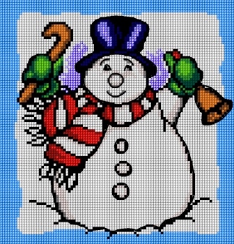 Výšivka křížová sada, kanva+mulina+jehly, 18x24