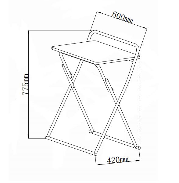 SKŁADANE BIURKO POD LAPTOPA SKŁADANY STÓŁ STOLIK Marka inna
