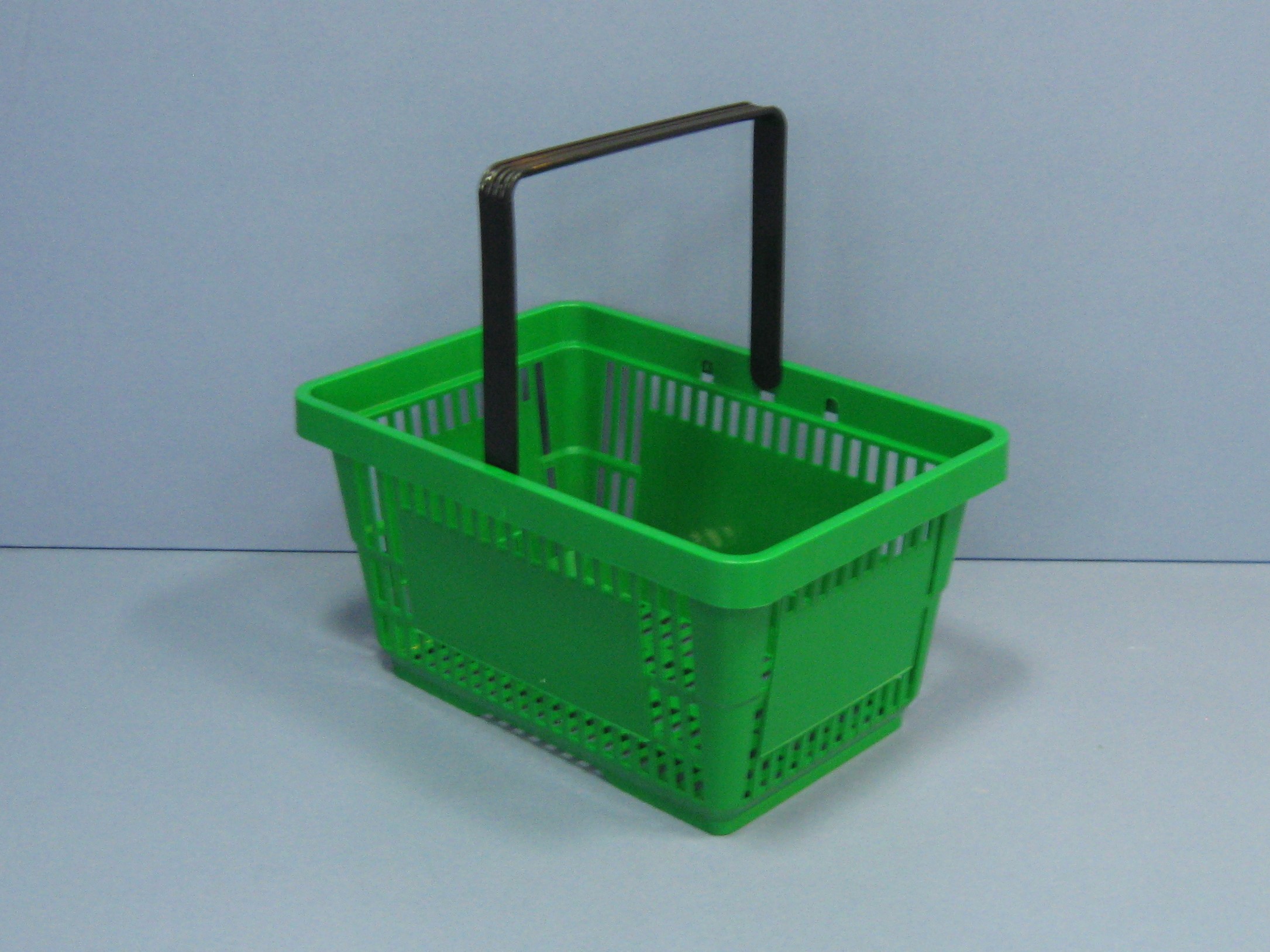 KOSZYK SKLEPOWY RĘCZNY NA ZAKUPY 22L czerwony jedna rączka Kod producenta 120