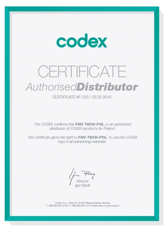 Łożysko kulkowe 6204 2RS C3 CODEX EX 20x47x14mm Marka Codex