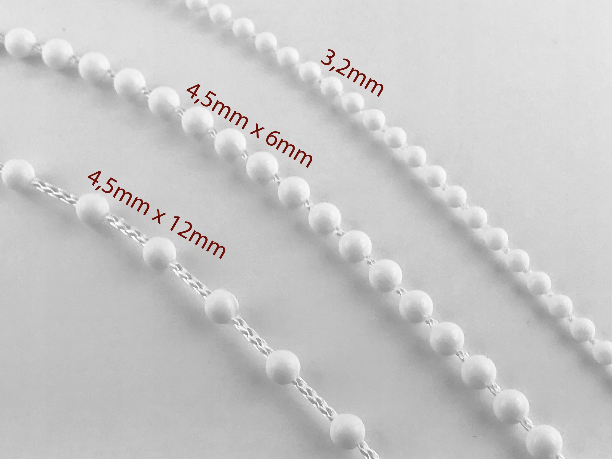 POLSKI Łańcuszek kulkowy do rolet 4,5mm x6mm Marka Foset