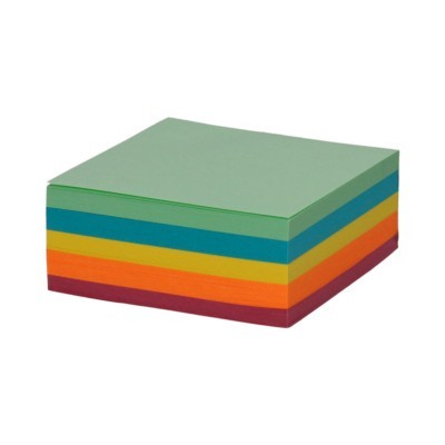 

Kostka klejona kolorowa karteczki 85x85x35 mm
