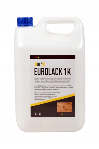 

Lakier HartzLack Eurolack 1K Poliuretanowy 100% 5L