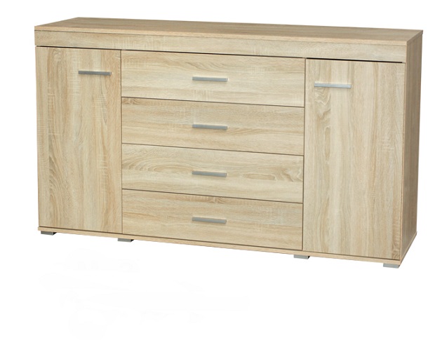 ZESTAW MEBLI 3 x KOMODA+SZAFA+WITRYNA dąb sonoma Kod producenta M15M1M19m8m5