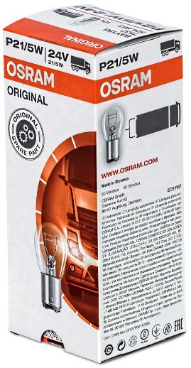 

Osram Original 24V 21/5W P21/5W 7537 BAY15d 10szt