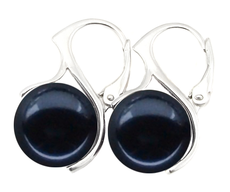 

Arsylion kolczyki z perłami Swarovski Night Blue