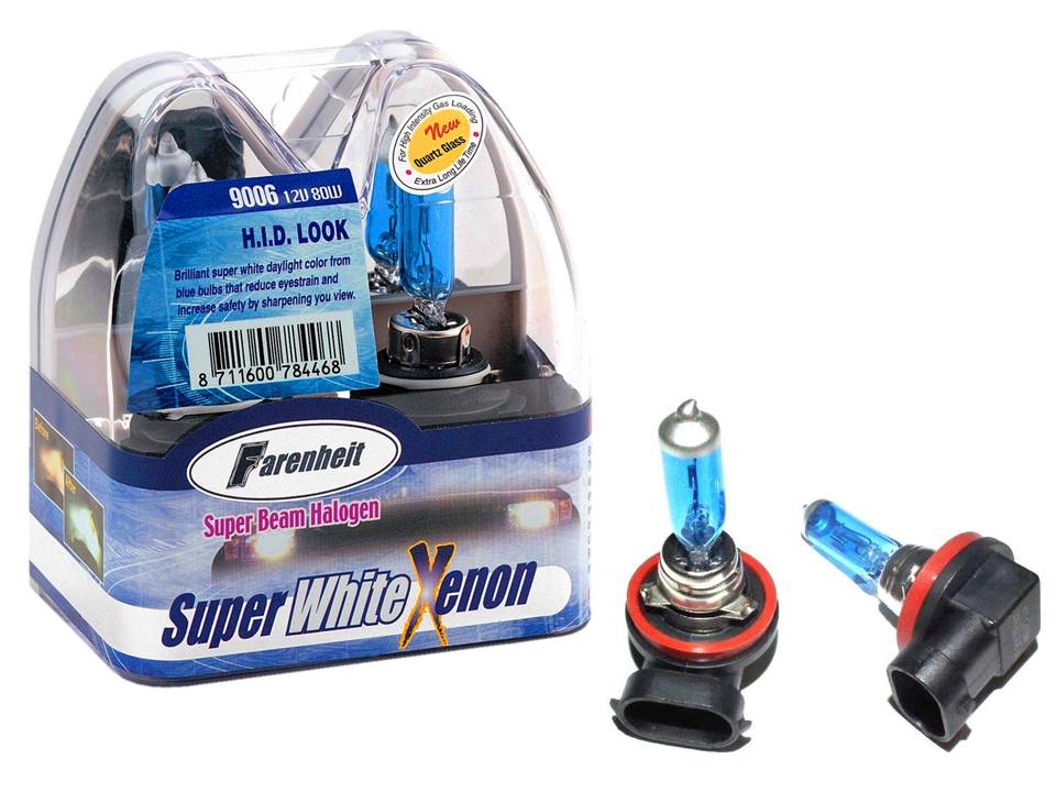 

2 x Żarówki White Xenon FARENHEIT-H8 35w 6000k Usa