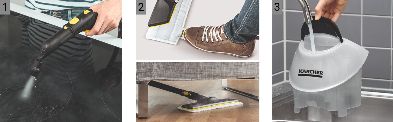 Mocna Parownica myjka parowa mop parowy Karcher SC 5 EasyFix 4,2bar 2250W Moc 2250 W