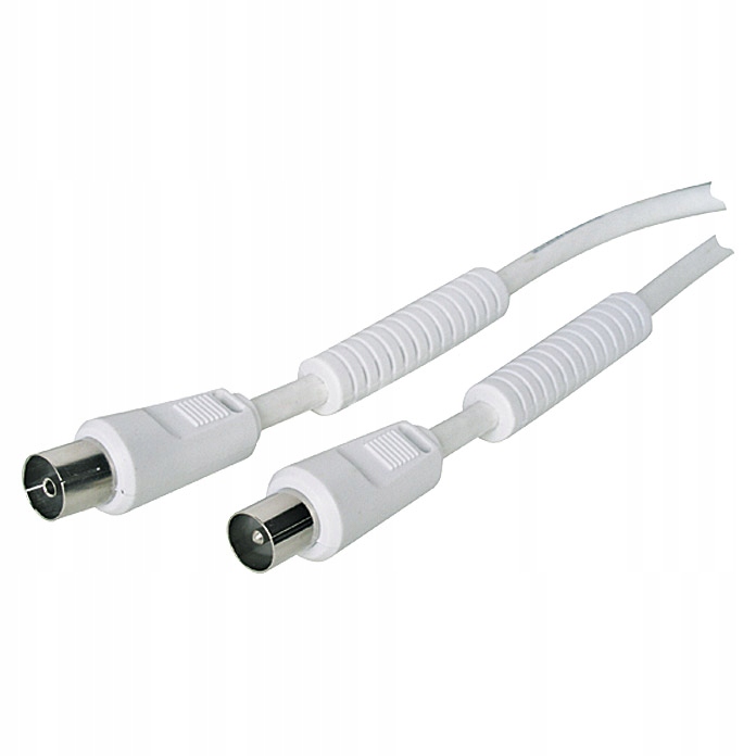 Schwaiger KVKF100 532 kabel koncentryczny IEC 10 m Biały