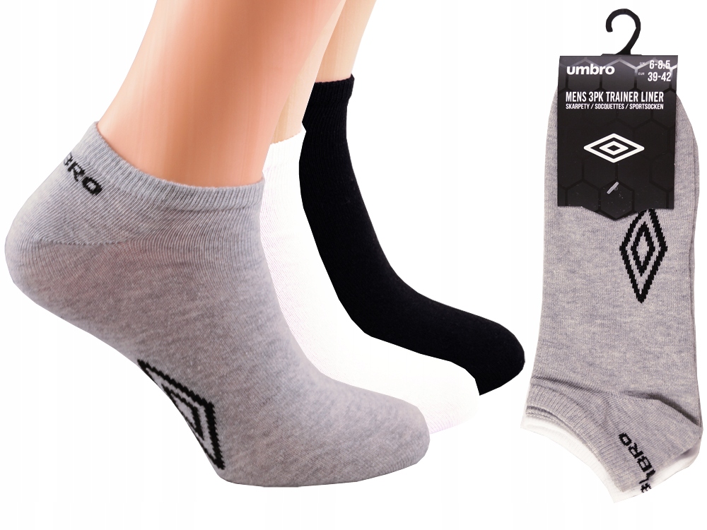 

Skarpety Umbro Stopki Bawełna 3-PAK - 39-42
