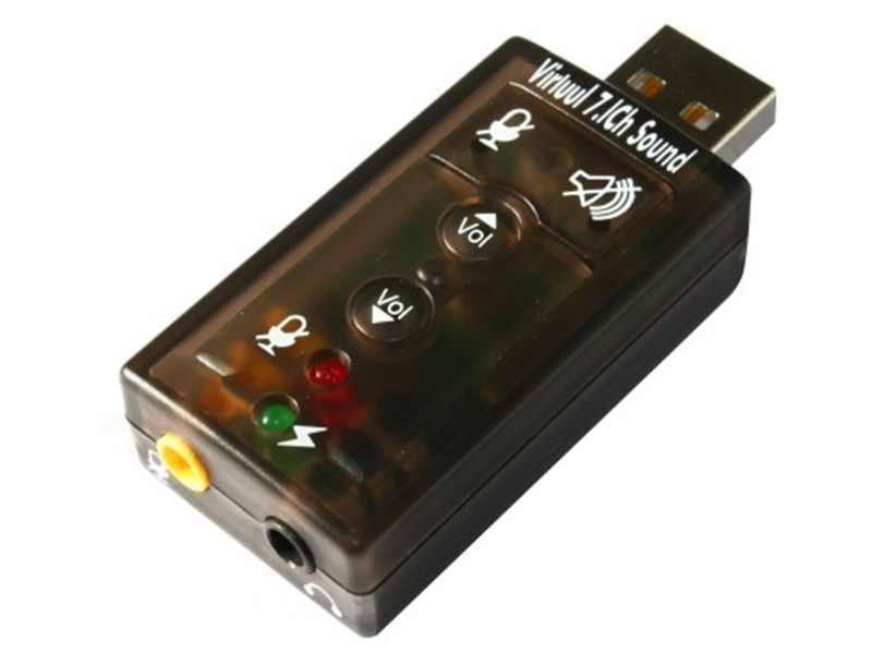 

Karta muzyczna dźwiękowa 7.1 2x Jack 3,5mm na Usb
