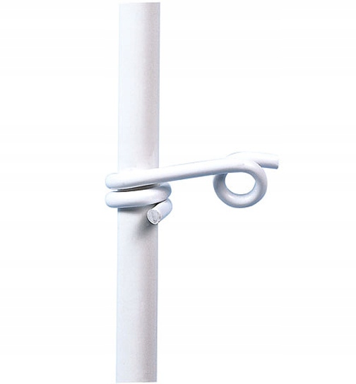 IZOLATOR DO OKRĄGŁYCH PALIKÓW 10MM. , 50 SZT Kolor biały