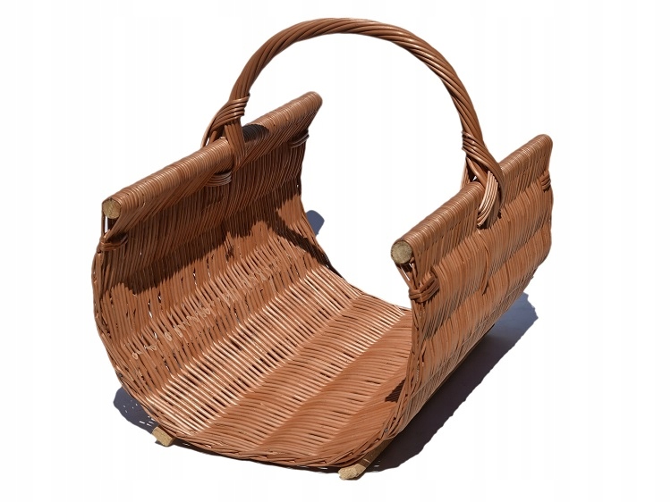 Wiklinowy kosz na drewno do kominka 60cm WIKLINA Rodzaj kosz