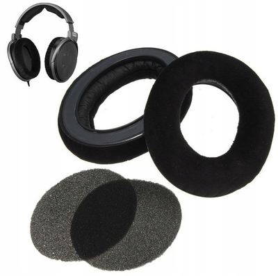 NAUSZNIKI PADY GĄBKI DO SENNHEISER HD600 HD650 580 Kolor dominujący czarny