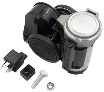 KLAKSON Z KOMPRESORM -SYGNAŁ DŻWIĘKOWY- FANFARA 139dB GŁOŚNA TIR Numer katalogowy części DE-QC00980