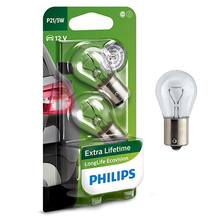 

Philips Żarówki P21/5W LongLife EcoVision 3xŻywotn