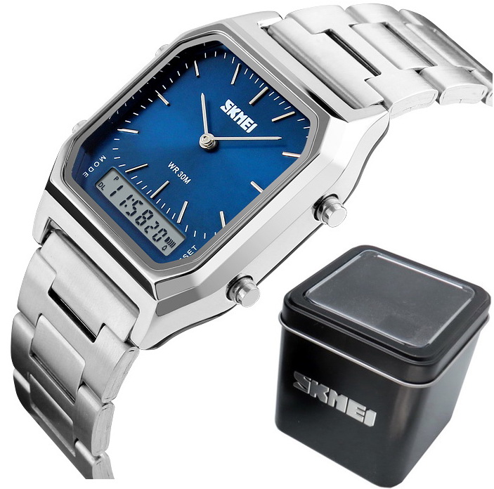 

Zegarek Męski Skmei 2018 Bransoleta Stal